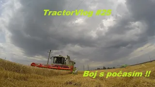 TractorVlog #25 Jarní ječmen sražen ! /CLAAS/DEUTZFAHR/