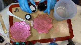 #24 - Resin Mandala Coasters