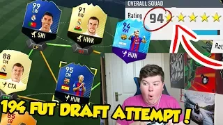 *OMG* 194 FUT DRAFT WORLD RECORD ATTEMPT!!!🏅🏆(FIFA 17 W2S/FINCH FUT DRAFT ATTEMPT))