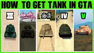 How to get ALL TANKS in GTA GAMES? (GTA 3, Vice City, SA, GTA 4, GTA 5)