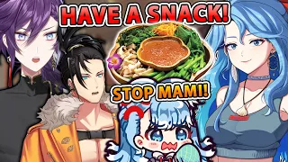 KOBO's 𝐌𝐎𝐌 Appears in HAKKA & SHINRI's Stream for SNACKS!