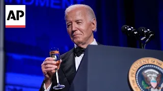 Biden pokes fun at Trump in White House correspondents' dinner speech