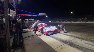 Final pit stop for the Acura Team Penske DPi (IMSA) - 12 Hours of Sebring