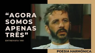 RINGO STARR SE EMOCIONA AO FALAR DE JOHN LENNON (1981)