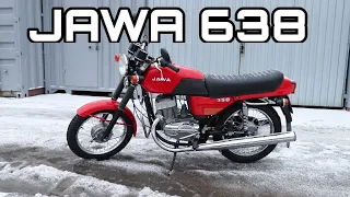 Мотоцикл Ява 638/Jawa 638 от мотоателье Ретроцикл.