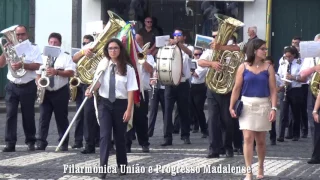 Desfile Filarmónicas, Festas Santa Maria Madalena 2017 Ilha do Pico