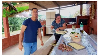 Vida Boa é na Roça / fizeram churrasco no cupim e mostraram seu lindo sítio