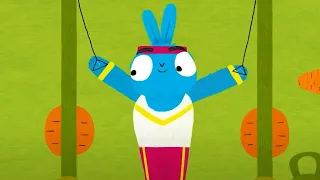 A 40-Minute Brave Bunnies Work-Out! | Brave Bunnies Official 🐰 | Cartoons for Kids