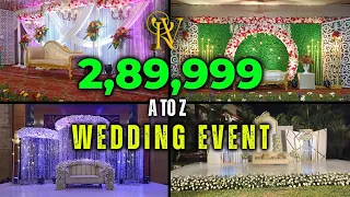 ரூ 2.89 lakhs பிரம்மாண்ட  திருமணமா😱 | Cheapest Wedding Events | Best Wedding Decor in Chennai 👌