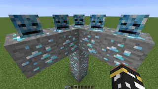 what if you create a DIAGONAL CREEPER BOSS in MINECRAFT