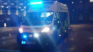 Yorkshire Ambulance Service Fiat Ducato Blue Light Demo + 999 Call Response + Siren Demo + Bullhorn.