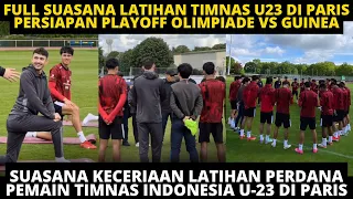 FULL SUASANA LATIHAN TIMNAS DI PARIS PERSIAPAN HADAPI GUINEA. STY OPTIMIS, PEMAIN SIAP KERJA KERAS!