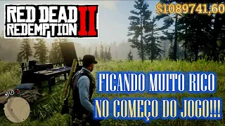 GLITCH NOVO | Como ficar MUITO RICO logo no começo do RED DEAD REDEMPTION 2