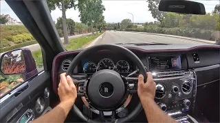 2020 Rolls Royce Cullinan Black Badge POV Test Drive (3D Audio)(ASMR)