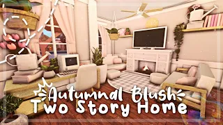 Autumnal Blush Two Story Mini Mansion I Part 2 I Interior I Bloxburg Speedbuild and Tour - iTapixca