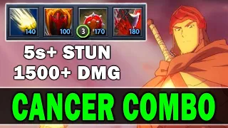 Cancer Combo 1500+ DMG With 5s Stun | Dota 2 Ability Draft