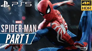 SPIDER-MAN REMASTERED (PS5) Walkthrough Gameplay PART 1 [4K 60FPS HDR] - No Commentary