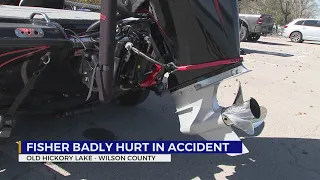 Fisherman badly injured in accident on Old Hickory Lake