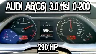 AUDI A6 C6 3.0 TFSI 0-225 km/h 290hp