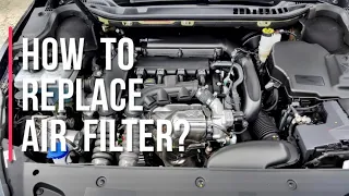 How to replace air filter for peugeot RCZ,508,5008,408,308,3008 turbo engine ( complete guide )