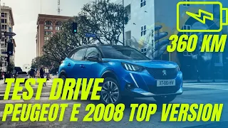 Тест-драйв Peugeot e2008 top version -   новый электроавтомобиль из Китая