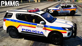 RÁDIO PATRULHAMENTO TÁTICO EM AÇÃO PMMG | NOVA TRAILBLAZER 2022 | GTA 5 POLICIAL