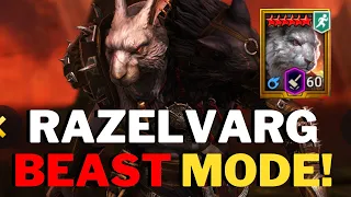 RAZELVARG DAMAGE SHOWCASE: ONE OF THE BEST ENDGAME CHAMPIONS! Raid Shadow Legend