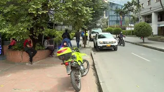 Images of crime scene where French engineer shot dead in Bogota | AFP