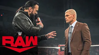 Drew McIntyre blames Cody Rhodes for poisoning the locker room: Raw highlights, Jan. 15, 2024