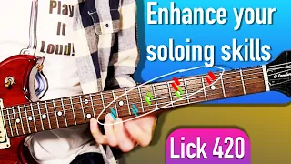 Important to learn to build your solos - Lick Friday Week 420