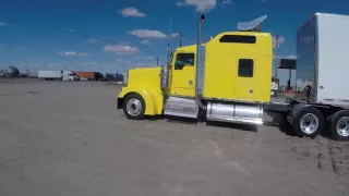 Дальнобой Америка. Обзор 2002 Kenworth W900. Рейс Северная Каролина на Юту. Част 1