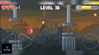 RED BALL 4. PLAYTHROUGH LEVEL 36 to 40.| 4K UHD/60fps | NT GAMING. Neil