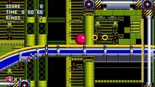 Sonic Mania - Chemical Plant Act 2 Speedrun (1:03) Knuckles (Switch)