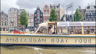 AMSTERDAM BOAT TOUR 2022 - CANAL CRUISE | The Netherlands Walking Tour 2022 [4K HD]