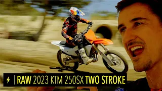 "Everything It Had!" - Marvin Musquin WIDE-OPEN | 2023 KTM 250SX Two Stroke