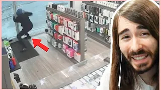 Moistcr1tikal Reacts to Trapped in Store Robbers