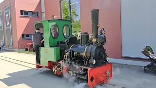 Feldbahn im Dampf Land Leute Museum Eslohe