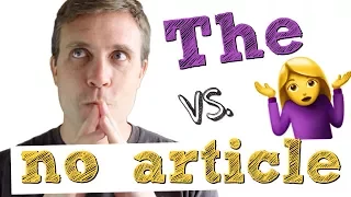 How to Use the Definite Article (THE) & Zero Article (X) | Grammar Lesson