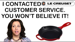 [EN] I CONTACTED LE CREUSET CUSTOMER SERVICE FOR HELP. YOU'LL NEVER BELIEVE WHAT HAPPENED! FREE PAN?