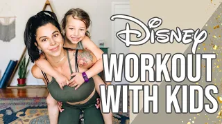 DISNEY songs HIIT Workout With Kids! (No repeat HIIT)