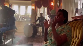 Behind the scenes footage of Fantasia singing Miss Celie’s Blues