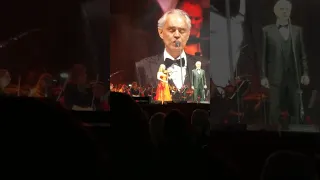 Andrea Bocelli Tampa FL 2023 "Besame mucho" Caroline Campbell, Brittany O'Connor & Paul Barris