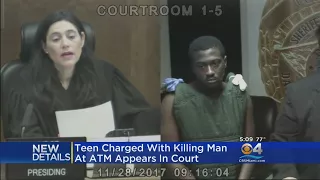 Teen Charged With North Miami Beach ATM Murder Appears In Court