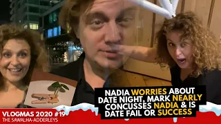 VLOGMAS 19 Nadia WORRIES About Date Night, Mark NEARLY Concusses NADIA & Nadia Has TWO RIGHT FEET!!