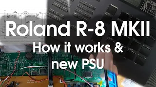 Roland R-8 MKII - How it works, sounds, and adding an *internal* Power Supply Unit