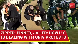 U.S: 900 Jailed In 10 Days; Outrage As Cops Crackdown On Univ Protests I Watch