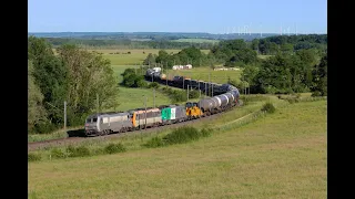 Concentré de trains de fret de la ligne 15