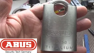 (250) Abus 90/50 Titalium Picked Open & Gutted