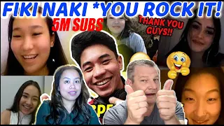 Fiki NaKi (5MSUBS)THANKYOU GUYS 5 JUTA SUBSCRIBERSNYAAA !!!!❤️|Couple REACTION!!