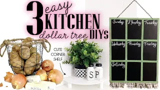 DOLLAR TREE Kitchen DIYs | Dollar Tree Storage DIYs | Farmhouse Dollar Tree DIYs